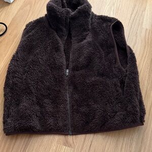 Sunday Best Dark Brown Kids Fleece Vest